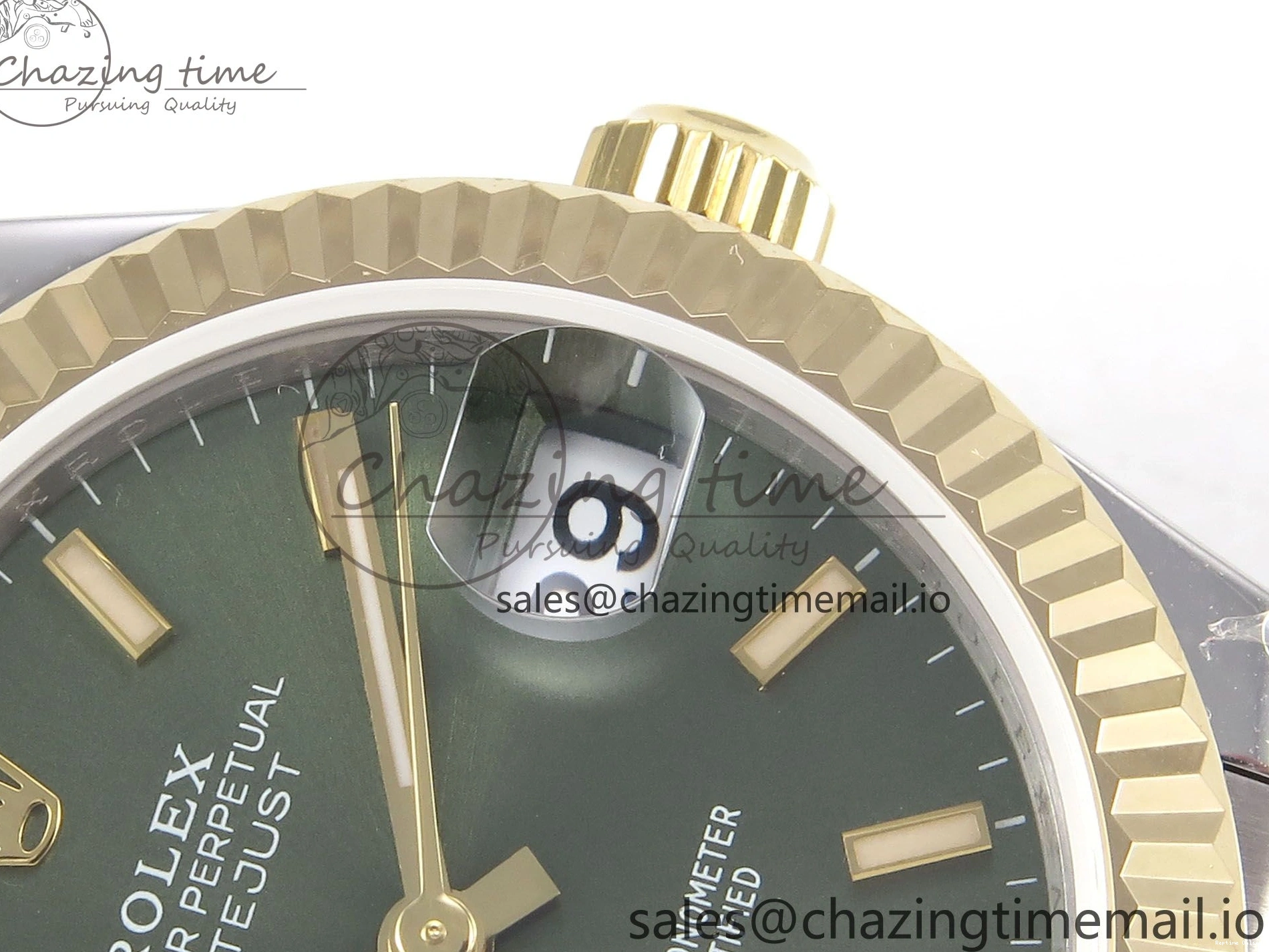 0509 DateJust 31 278273 SS YG GMF 1:1 Best Edition 904L Steel Green Stick Dial on Jubilee Bracelet A Stylish 1152